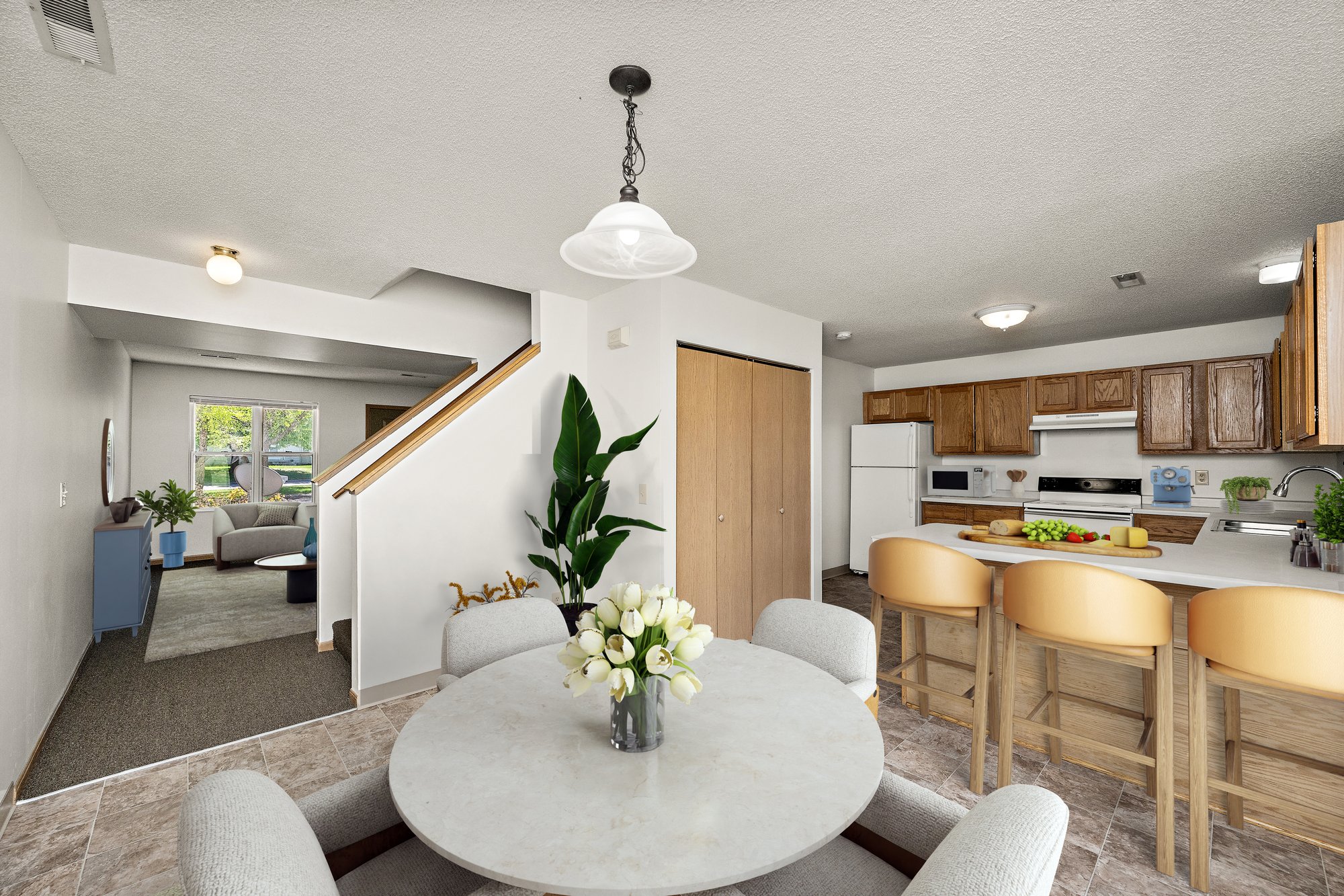 East Creek 2 BR dining-kitchen
