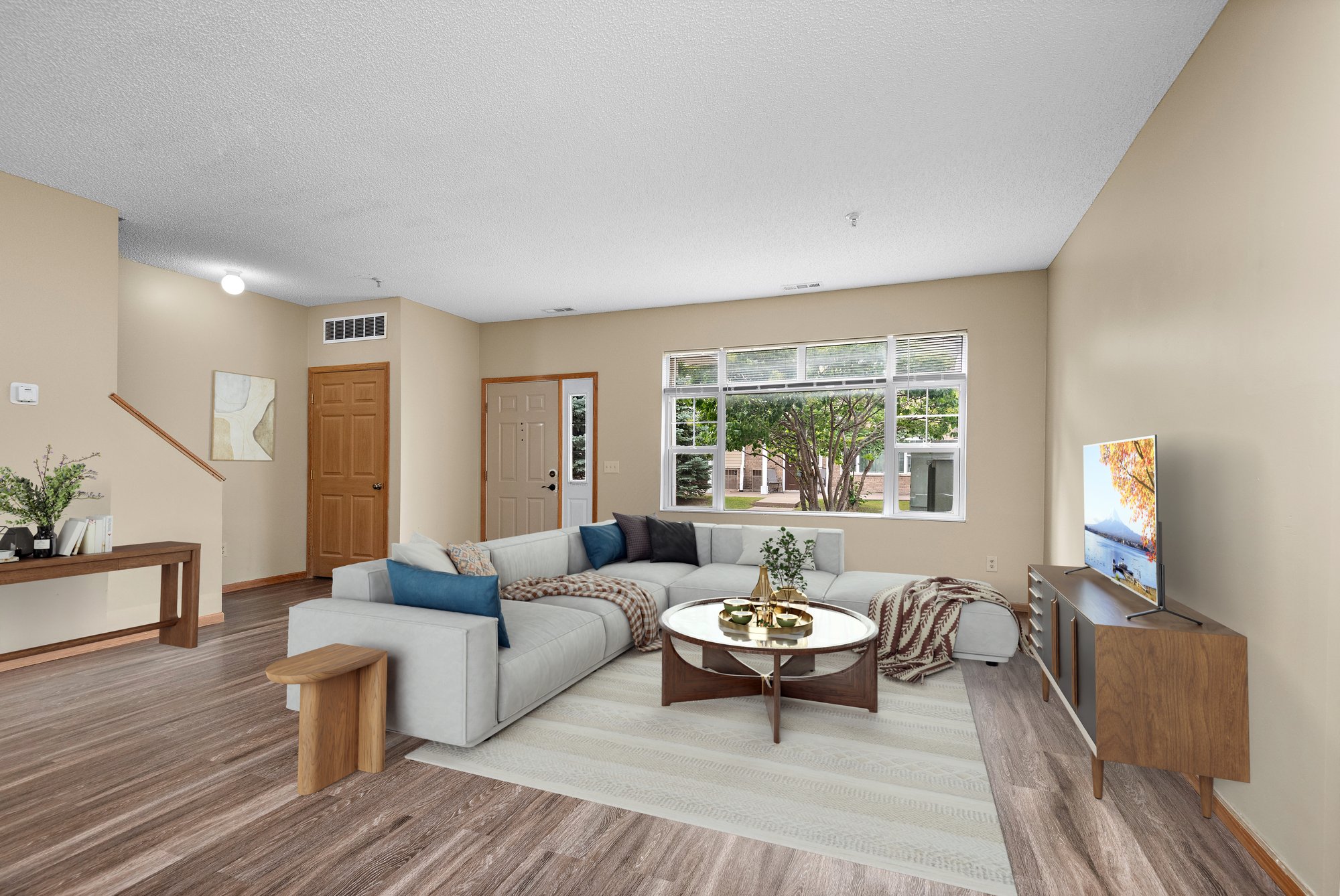 3 BR maple lakes unit 8474-living room