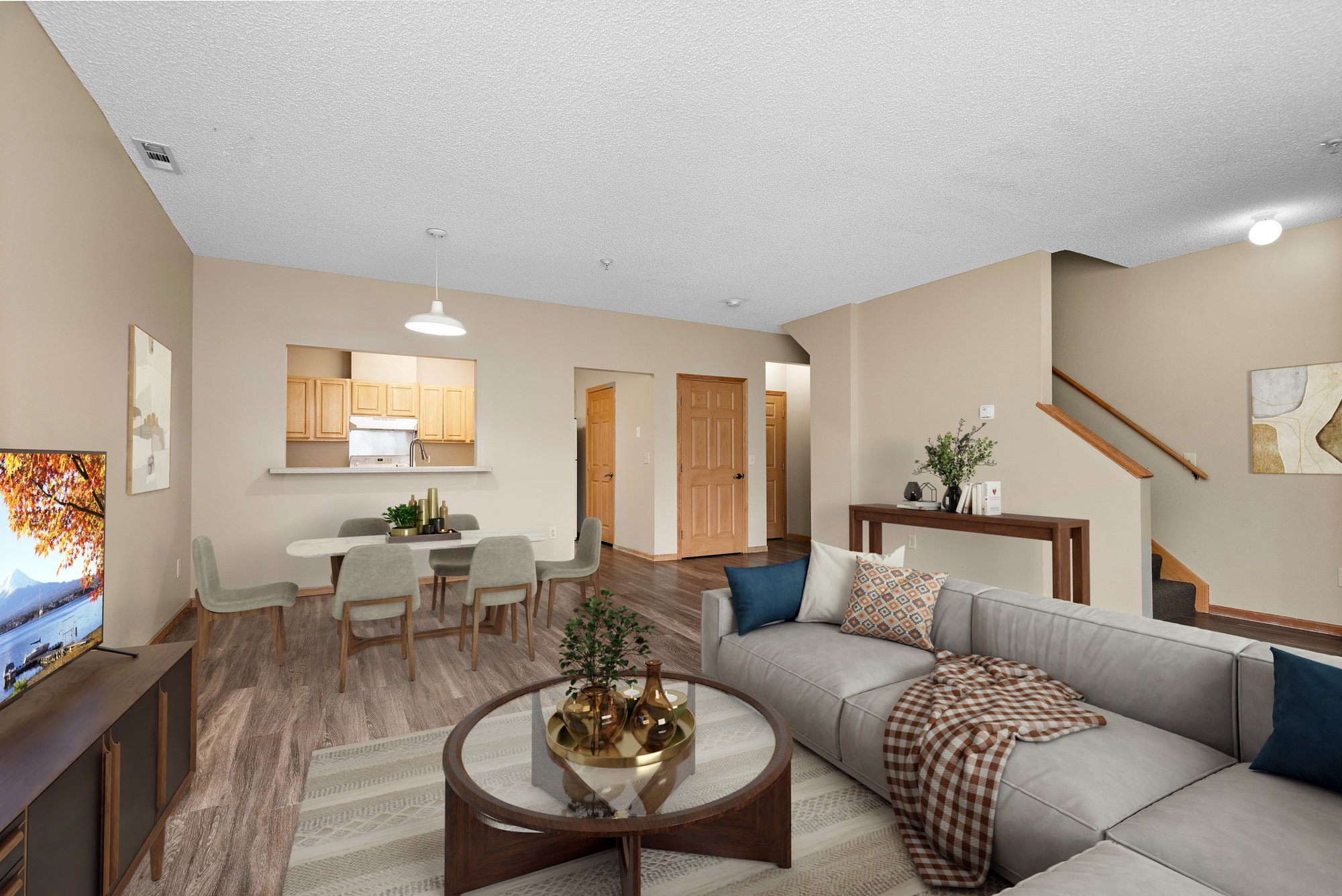 3 BR maple lakes unit 8474-living room2