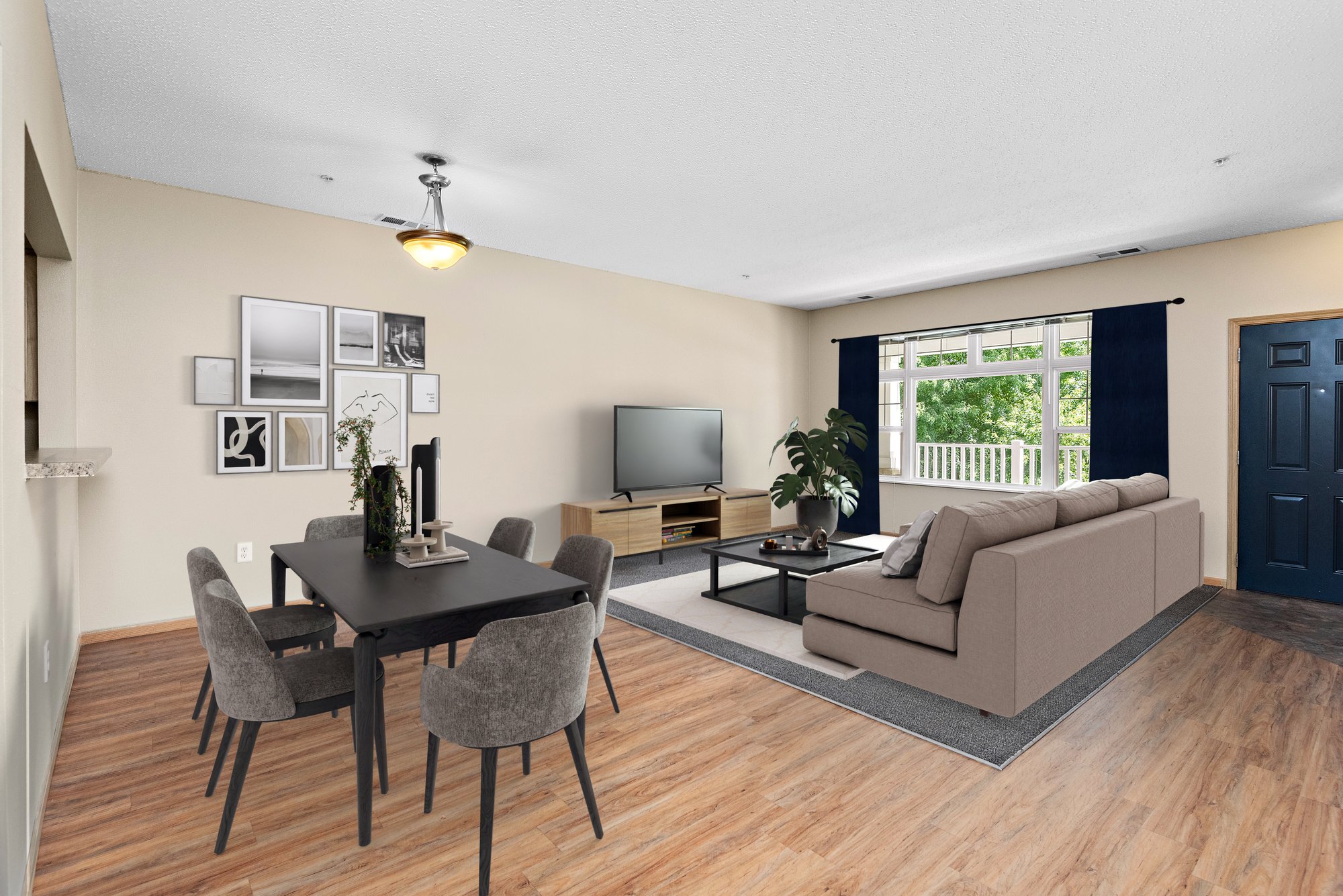 Maple Lakes 2 BR 1.5 BA living-dining 2