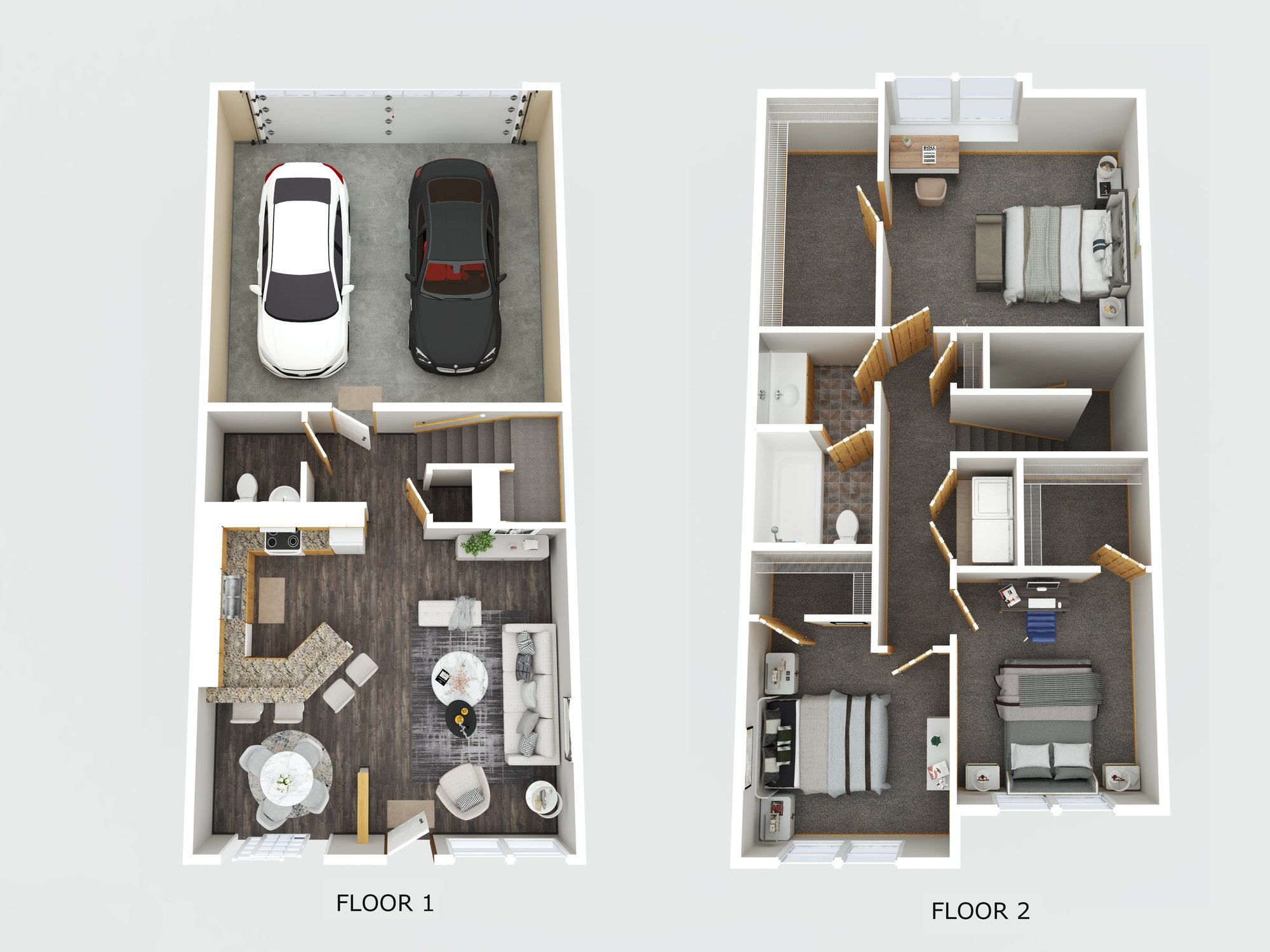 Maple Ridge 3 BR 1.5 BA - floors 1 and 2