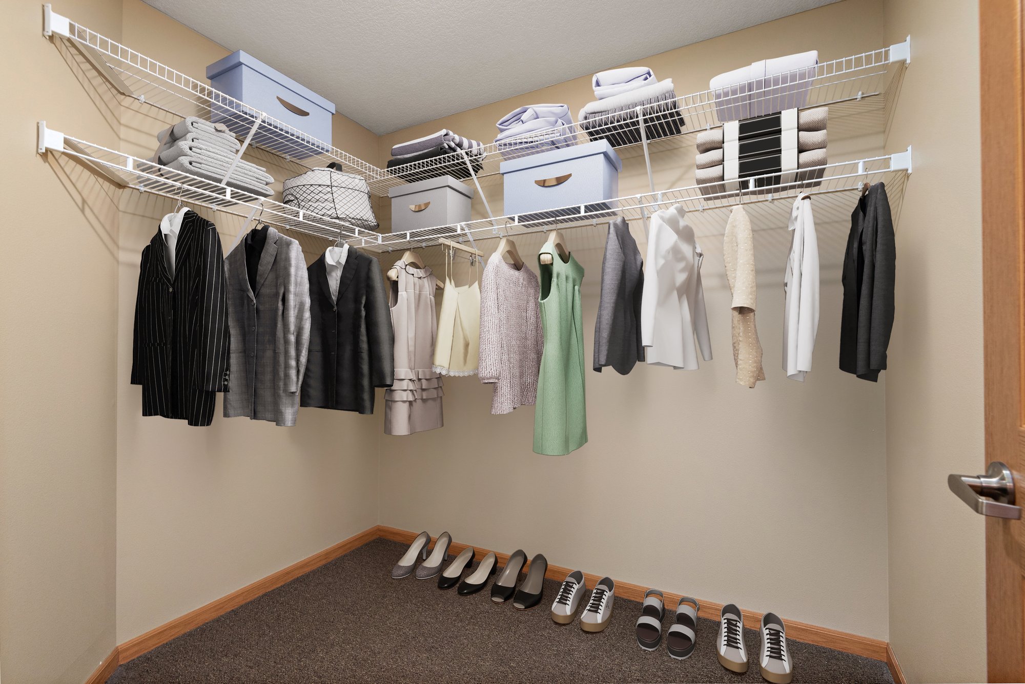 Crossing 2  2 BR 1.5 BA closet
