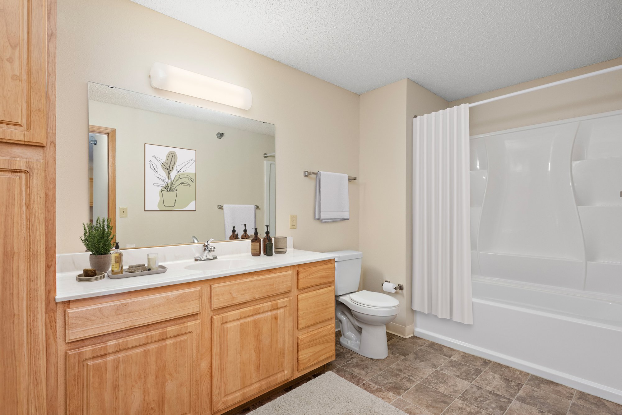 Depot 2 BR 2 BA bath