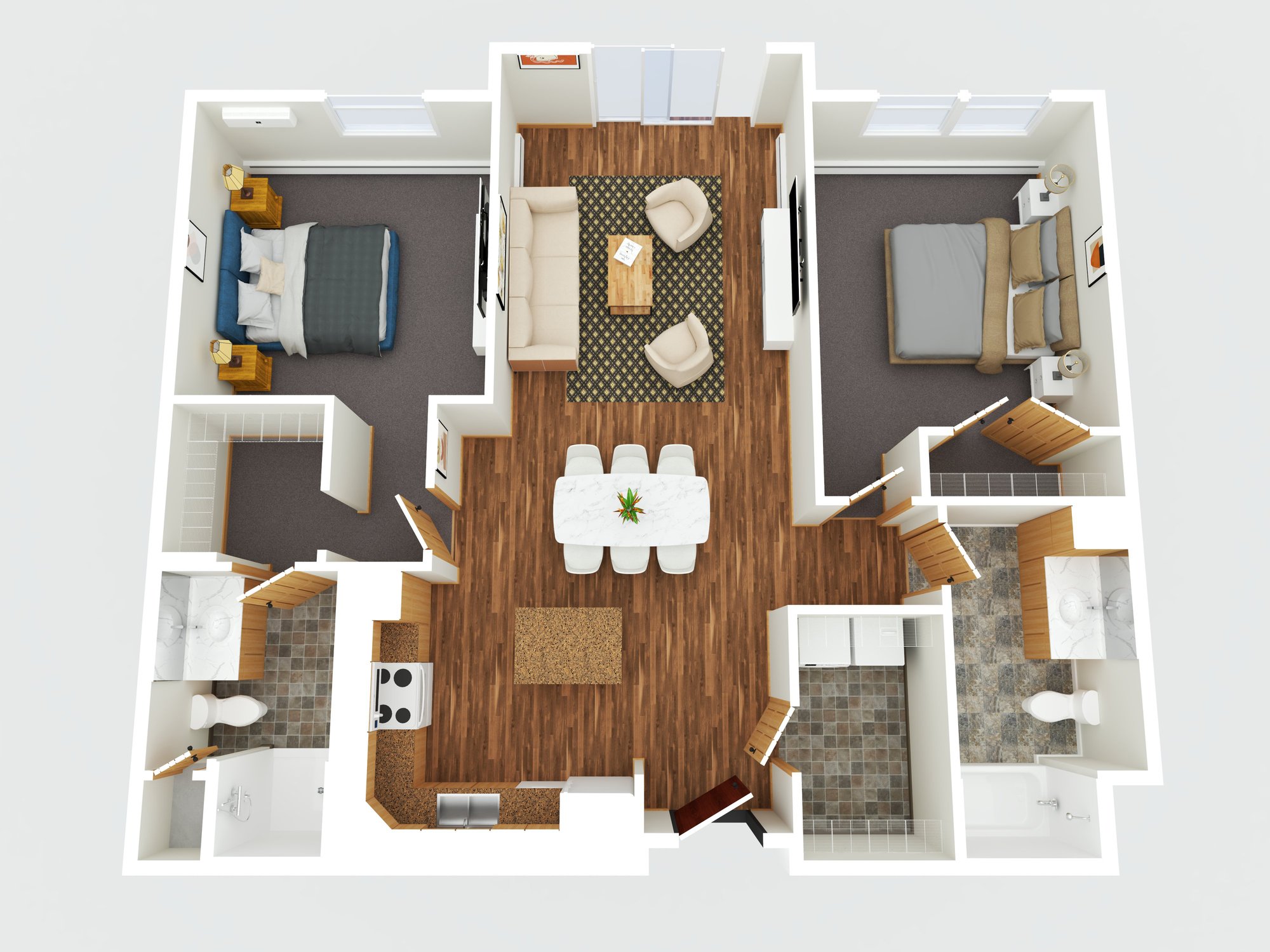 Depot 2 BR 2 BA