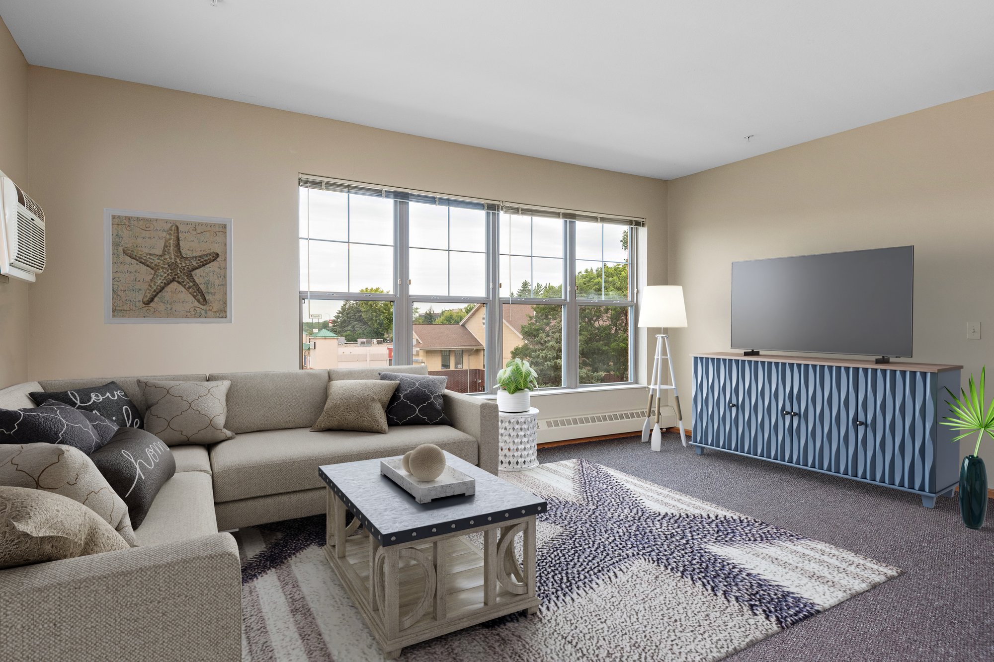 The Ridge 3 BR corner living room 2