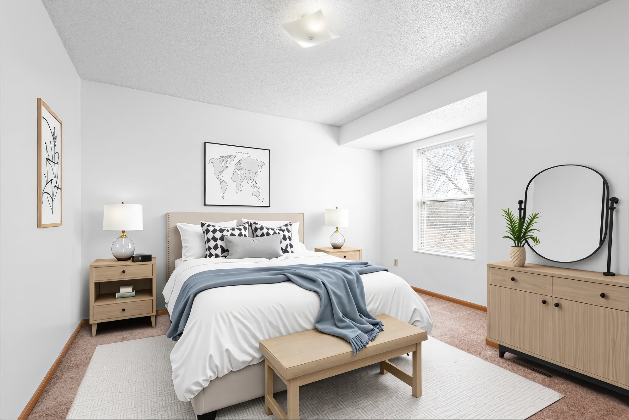 Wy 1 - 2 BR 1 BA - bedroom 2
