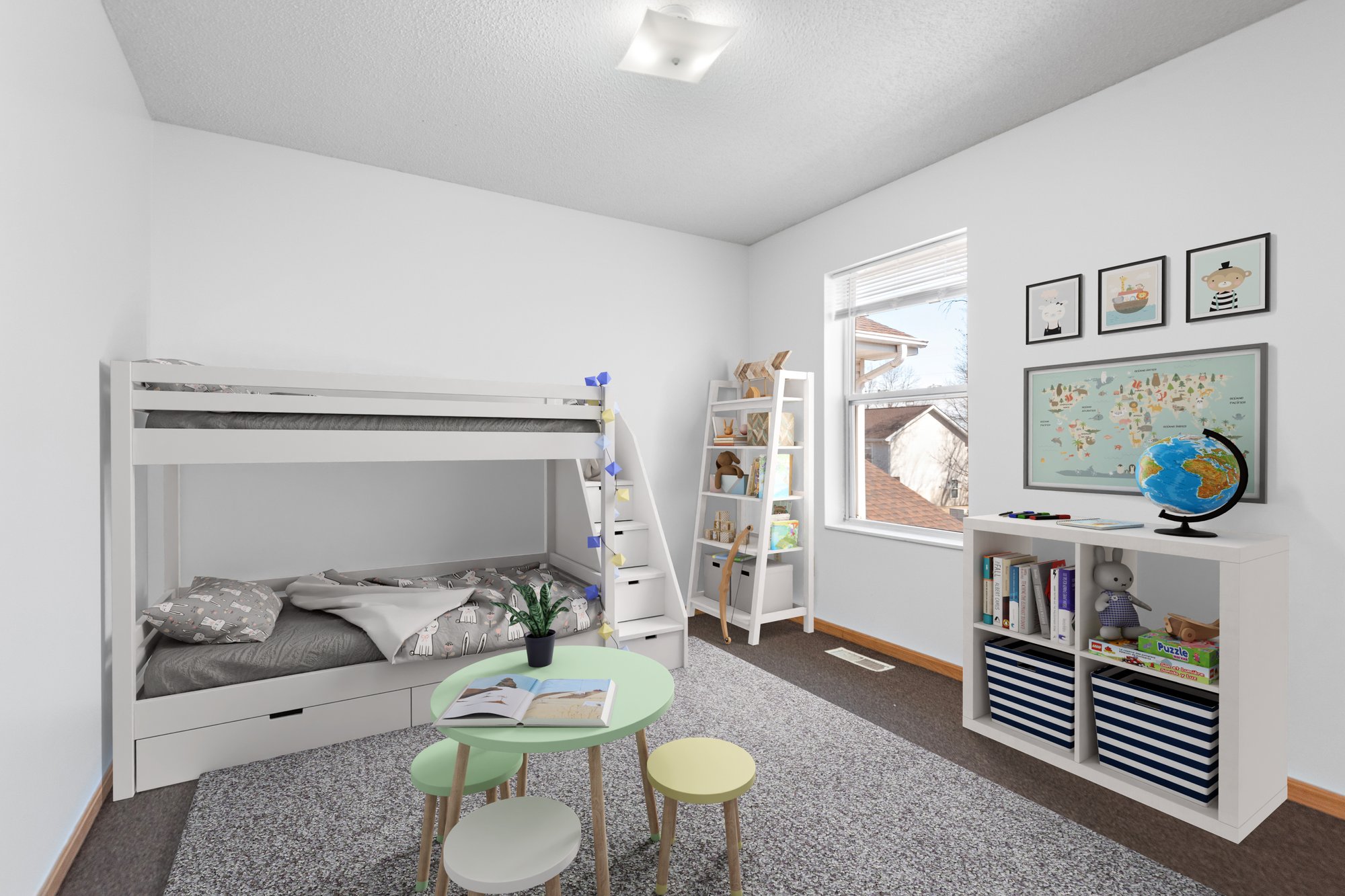 Wy 2 - 3 BR 1.5 BA bedroom 2