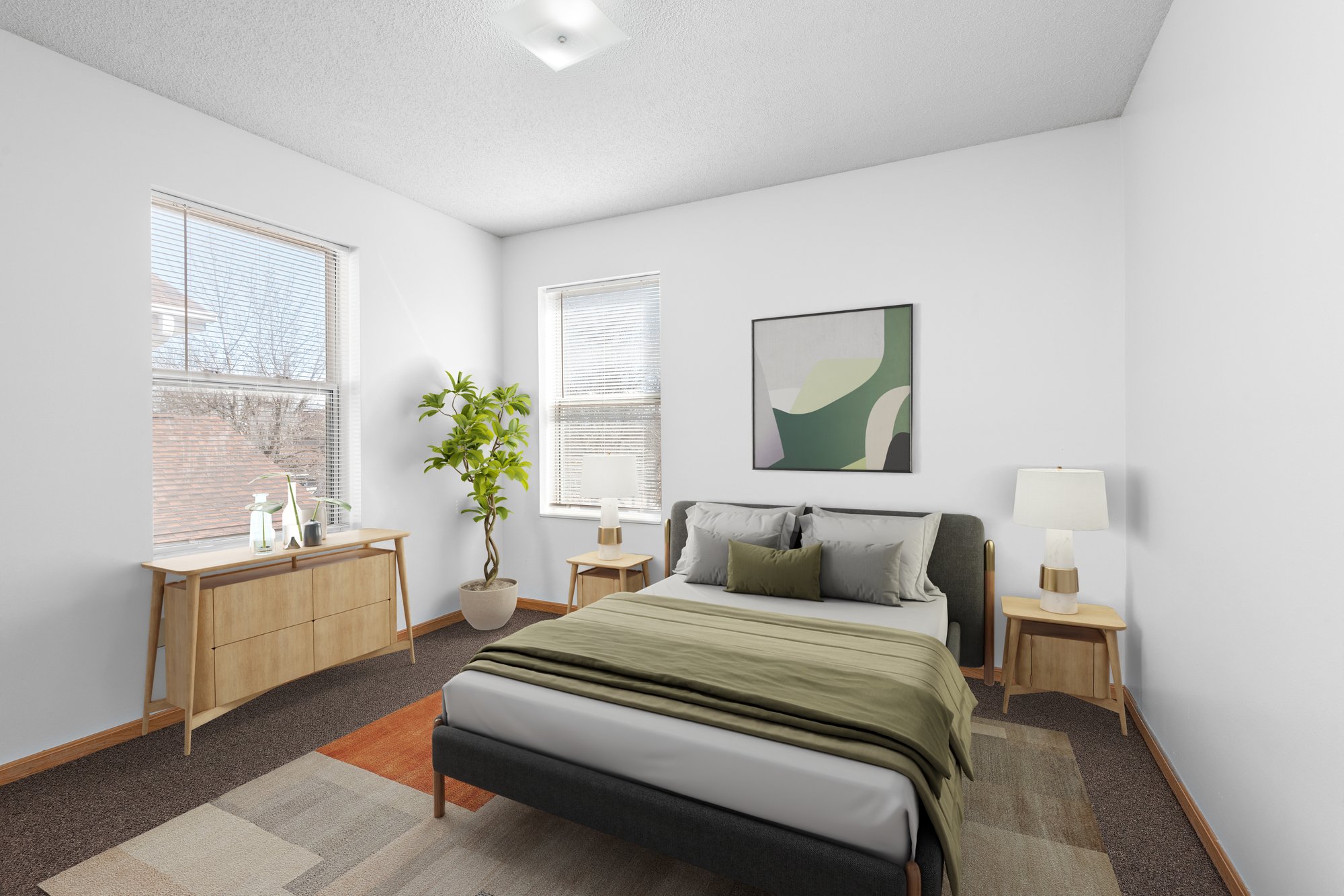 Wy2 - 3 BR 1.5 BA - bedroom
