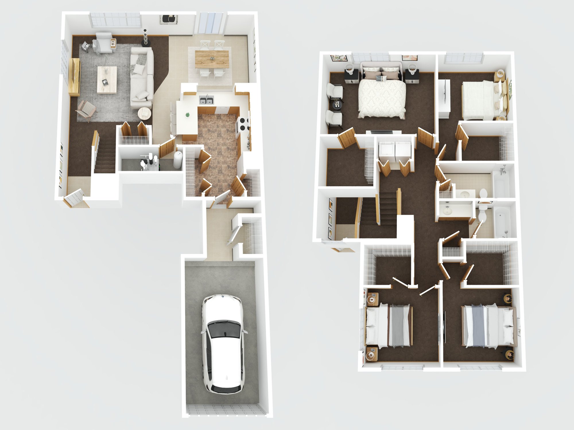 Lakeside 4 BR floor plan
