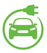 Stylized logo for an Electric Car Charger Station
